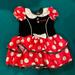 Disney Costumes | Minnie Mouse Dress Costume 12-18 Months | Color: Black/Red | Size: 12-18 Months