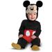 Disney Costumes | New 6-12m 3pc Disney Infants Mickey Mouse Halloween Costume | Color: Black/Red | Size: 6-12m (Baby)