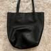 J. Crew Bags | J. Crew Carry All Tote Black Leather | Color: Black | Size: Os