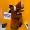 Disney Toys | Disney’s The Lion King Vtg 90s Pumbaa Hand Puppet Plush 10” Disney Store W/Tags | Color: Black/Brown | Size: Approx 10”