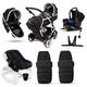 Duel DS Baby & Tot All in One with Isofix Car Seat & Base + Accessories (Black)