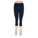 Reebok Active Pants - Mid/Reg Rise: Blue Activewear - Women's Size Medium