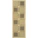 Black 79 x 27 x 0.25 in Area Rug - Latitude Run® Geometric Machine Woven Runner 2'3" x 6'7" Polyester Indoor/Outdoor Area Rug in Sand/Polyester | Wayfair