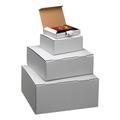 20er-Pack Versandkarton »Pack-Set XS« Wellpappe 1-wellig 22,5 x 14,5 x 3,3 cm weiß, Nestler, 22.5x3.5x14.5 cm