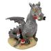 Garden Dragon Figurine Miniature Dragon Resin Dragon Sculpture Dragon Eat Gnome Ornament for Indoor Outdoor Yard Lawn Patio Garden