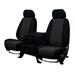 CalTrend Front Buckets SportsTex Seat Covers for 2004-2009 Chrysler/Dodge Aspen|Durango - DG228-03GG Charcoal Insert with Black Trim