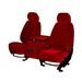 CalTrend Front Buckets O.E. Velour Seat Covers for 2014-2016 Kia Forte Koup - KA141-02RA Red Classic Insert and Trim