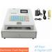 YILIKISS Cash Register With Drawer Electronic Cash Register POS with 48 Keys 8 Digital LED Display