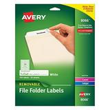 Avery Removable White File Folder Labels 750 Pack (8066)