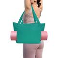 Goulian Yoga Pilates Mat Bag Portable Large Capacity Canvas Handbag for Workout