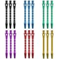 18 Pcs Aluminium Dart Shafts 2BA Thread Dart Shafts Dart Stems Darts Accessory for Outdoor Sports