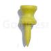 Golf Tees Etc Step Down Yellow Wood Golf Tees 1 Inch Strong & Light Weight Castle Golf Tees - (200 Pack)