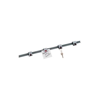 MAUL Rollenclip-Wandleiste, schwarz-grau, Länge: 1.000mm Image