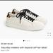J. Crew Shoes | J.Crew Leopard Print Saturday Sneakers | Color: Black/White | Size: 5.5