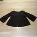 Madewell Tops | Madewell Silk Tiered Heart Top | Color: Black/Gold | Size: Xxs
