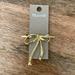 Madewell Accessories | Madewell Bow Barrette New | Color: Gold | Size: Os