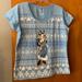 Disney Tops | Disney - Mickey Celebration T-Shirt - Greet Condition | Color: Blue/White | Size: Xl