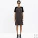 Madewell Dresses | Madewell Colorblock T-Shirt Gray Dress Size Xsmall | Color: Black/Gray | Size: S