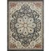 Loomaknoti Malanie Charler 9 x 12 Blue Oriental Indoor Polypropylene Area Rug