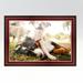 22x30 Brown with Gold Real Wood Picture Frame Width 1.5 inches | Interior Frame Depth 0.5 inches |