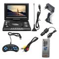 DOYOUNG Portable DVD Player 7 Screen Screen Rotatable for w/ Remote Controller Game Pa