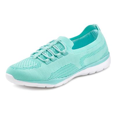 Sneaker LASCANA, Damen, Gr. 35, blau (mint), Obermaterial: 100% Textilmaterial. Futter: 100% Textilmaterial. Decksohle: 