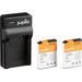 Jupio Pair of EN-EL12 Batteries and USB Single Charger Value Pack CNI1000