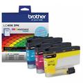 Brother Genuine LC406 INKvestment Tank Standard Yield Color Ink Cartridge Set (Cyan LC4063PKS