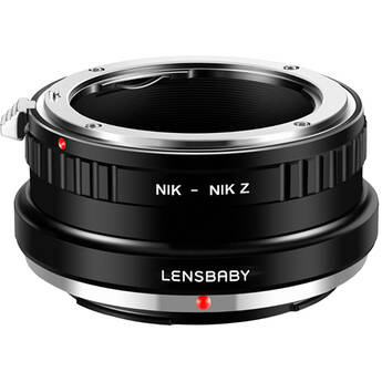 Lensbaby Nikon F-Mount Lens to Nikon Z-Mount Camera Body Lens Mount Converter LBAMN