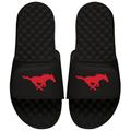 Youth ISlide Black SMU Mustangs Primary Slide Sandals