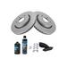 2005-2010 Jeep Grand Cherokee Front Brake Pad and Rotor Kit - TRQ BKA24273