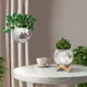 Boule Disco Pot de fleur suspendu pour plantes d'intérieur Style bohémien Pots de jardinière de