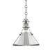 1 Light Pendant 16 inches Wide By 14.5 inches High-Polished Nickel Finish Bailey Street Home 116-Bel-4412731