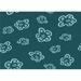 Ahgly Company Machine Washable Indoor Rectangle Transitional Medium Teal Green Area Rugs 3 x 5