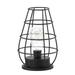 Retro Table Lamp Geometric Copper Wire Lamp Iron Art Industrial LED Lights Bulbs Bedside Desk Light B