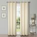 BNM Shimmer Blackout Curtains Set of 2 42 x 63 Ivory