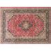 Ahgly Company Indoor Rectangle Traditional Brown Red Persian Area Rugs 5 x 8