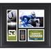 Shaquille Leonard Indianapolis Colts Framed 15" x 17" Player Collage with a Piece of Game-Used Ball