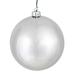 The Holiday Aisle® Holiday Décor Ball Ornament Plastic in Gray | 10 H x 10 W x 10 D in | Wayfair THDA4396 42510189