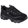 Sneaker SKECHERS "D´Lites - Biggest Fan", Damen, Gr. 35, grau (anthrazit), Leder, Textil, Synthetik, sportlich, Schuhe, Freizeitschuh, Halbschuh, Schnürschuh im trendigen Chunky-Style