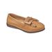 Blair Women's Dr. Max™ Leather Kiltie Tassel Loafers - Tan - 6.5 - Medium