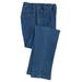 Blair Haband Men’s Casual Joe® Stretch Waist Jeans with Drawstring - Blue - 3X - Medium