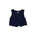 Cat & Jack Tuxedo Vest: Blue Print Jackets & Outerwear - Size 6-9 Month