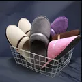 Pantoufles d'hôtel jetables pour hommes et femmes 5 paires mélange de couleurs pantoufles en