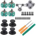 3D Analog Thumb Sticks Sensor Module Cap with D Pads R/L Button T6 T8 Screwdriver Repair Kit for