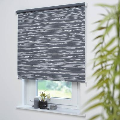 Seitenzugrollo LIEDECO "Dekor Sahara" Gr. 10, grau (sahara, grau), B:72cm H:180cm, Polyester, Rollos Image