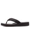 Badezehentrenner LASCANA, Damen, Gr. 37, schwarz, Obermaterial: 100% Textilmaterial. Decksohle: 100% Synthetik. Laufsohle: 100% Synthetik, unifarben, feminin, Schuhe Zehentrenner Dianette, Sandale, Pantolette, Badeschuh mit Ringapplikation "Italy"...