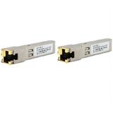 2X SFP Module RJ45 Switch Gbic 10/100/1000 Connector SFP Copper RJ45 SFP Module Gigabit Ethernet Port