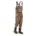 HUNTRITE Polyester PVC Mens Camo Chest Waders with Boots for Fishing and Hunting