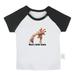 Mam s Little Cutie Funny T shirt For Baby Newborn Babies Animal Giraffe T-shirts Infant Tops 0-24M Kids Graphic Tees Clothing (Short Black Raglan T-shirt 6-12 Months)